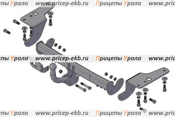 Фаркоп Toyota Corolla (E170) седан 2WD (Трейлер 7840)  2013 - настоящее время