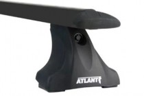 Багажник Атлант на крыловидных черных дугах для Lada Kalina универсал (2007 — 2013)