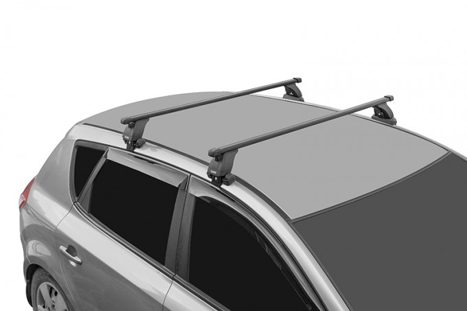 LUX Стандарт - багажник на крышу Mazda Familia (Y12) (2007-2017)