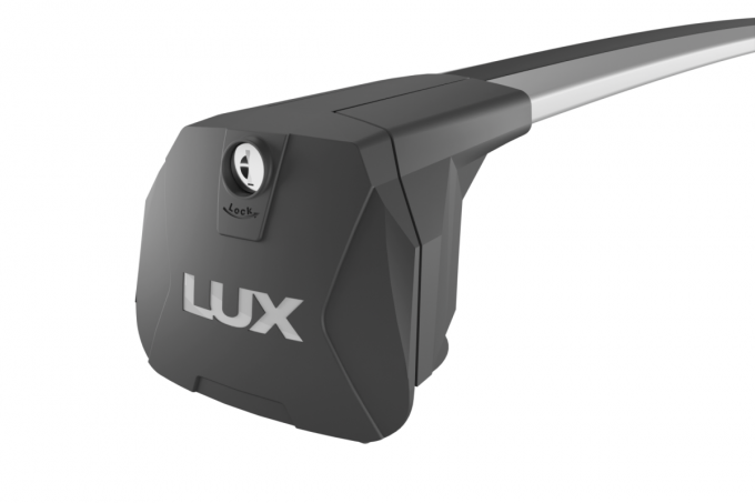 LUX SCOUT-2 - универсальный багажник на интегрированные рейлинги с серебристыми дугами