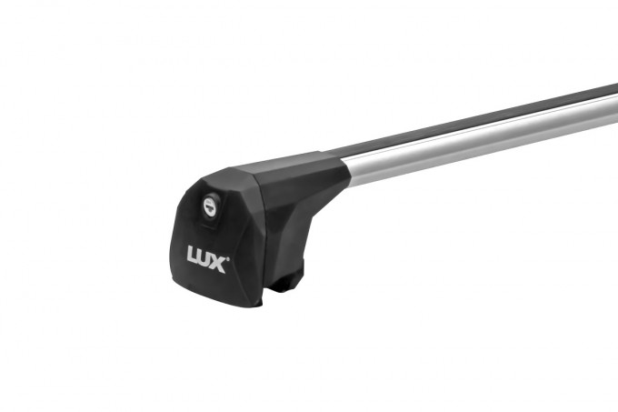 LUX SCOUT - универсальный багажник на интегрированные рейлинги с серебристыми дугами