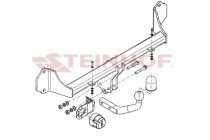 Фаркоп на BMW 3-Series (F30) седан (2011-2018), 3-Series (F31) универсал (2012-2018) Steinhof B-043